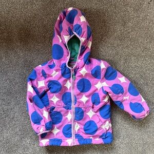 Mini Boden Pink and Blue Kids Jacket
